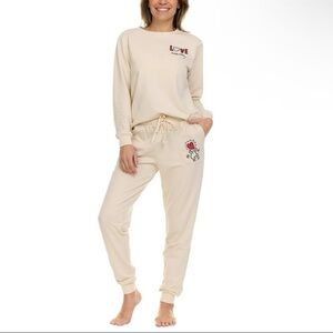 NWT Keith Haring Iconic Graffiti print lounge/pj set size M. Icon art artist